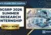 BITS Pilani Internship | Summer Research Internship | Apply Now