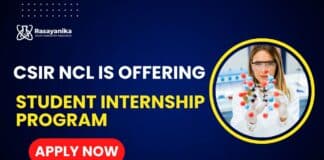 CSIR-NCL Government Internship & Chemistry Summer Training | Apply Now CSIR-NCL Recruitment: Government Chemistry Internship Program | Apply Now