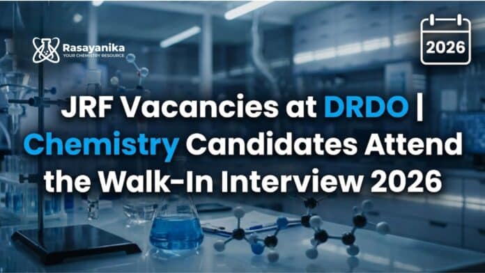 JRF Vacancies at Defence Laboratory Jodhpur | DRDO Walk-In Interview 2026 JRF Vacancies at Defence Laboratory Jodhpur | DRDO Walk-In Interview 2026