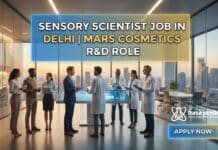 Sensory Scientist Job in Delhi | MARS Cosmetics R&D Role R&D Jobs at MARS Cosmetics | Apply for the Sensory Scientist Role