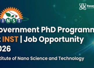 INST Mohali PhD Admission 2026 – Applications Invited Government Opportunity at INST Mohali | PhD Admission 2026