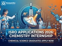 ISRO Applications 2026: Chemistry Internship | Apply Now