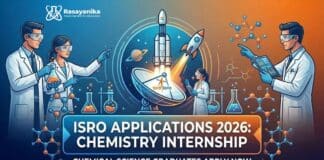 ISRO Applications 2026: Chemistry Internship | Apply Now