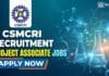 CSMCRI Recruitment 2026: Project Associate Jobs | MSc Chemistry Graduates Apply Now