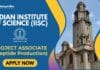 IISc Recruitment: Project Associate Jobs in Peptide Chemistry | Apply Now