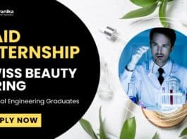 Swiss Beauty Careers: Product Development Intern | Chemical Engineering Graduates Apply Now