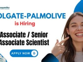 Colgate Careers India | Senior Scientist & Associate Roles | Chemistry Graduates Apply Now