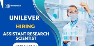 Unilever is Hiring Research Scientist | Chemistry Graduates Apply Now Unilever Careers:Â Research Scientist Roles at Unilever | Apply Now
