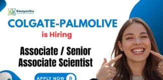 MSc Chemistry Jobs at Colgate | Apply for Sr. Scientist Role Colgate Careers India | Senior Scientist & Associate Roles | Chemistry Graduates Apply Now
