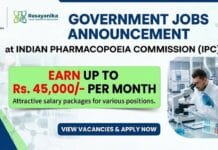 Government Jobs at IPC 2026 | MSc Chem Earn Up to Rs. 45,000/- per month IPC Recruitment 2026 for MSc Chemistry Jobs | Attend the Walk-In Interview