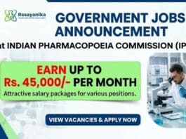 IPC Recruitment 2026 for MSc Chemistry Jobs | Attend the Walk-In Interview