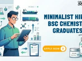 Chemistry Careers: Minimalist Hiring BSc Chemistry Graduates