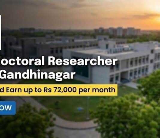 IIT Gandhinagar Recruitment: Postdoctoral Researcher | Govt Fellowship Apply Now