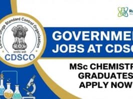 Latest CDSCO Recruitment at RDTL Guwahati | Apply Now for Government Job