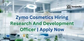 Research Officer Jobs at Zymo Cosmetics | Cosmetics R&D Apply Now Zymo Cosmetics Hiring Research Officer | Apply Now