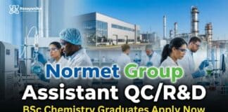 BSc Chemistry Jobs at Normet Group | Apply for QC R&D Role QC Jobs in Chemicals Manufacturing | Normet Group | BSc Chemistry Graduates Apply Now