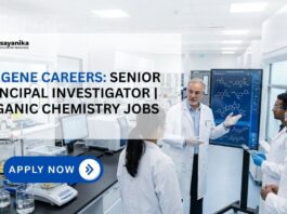 Syngene Careers: Senior Principal Investigator | Organic Chemistry Jobs