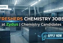 Freshers Chemistry Zydus Lifesciences Walk-In Interview for Production Trainee Officers Freshers Chemistry Jobs at Zydus | Chemistry Candidates Apply Now