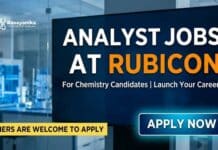 QC Associate (Analyst) Jobs at Rubicon | Freshers & Experienced Chem Apply Now Analyst Jobs at Rubicon | Chemistry Candidates Apply Now