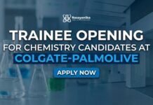 Freshers MSc Chemistry Trainee at Colgate-Palmolive – Apply for Research Trainee Role Trainee Opening at Colgate-Palmolive | Chemistry Grads | Apply