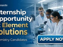 Internship Opportunity at Element Solutions | Chemistry Grad Apply