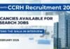 CCRH Recruitment 2026 | Vacancies Available for Research Jobs | Attend the Walk-in Interview