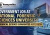 NFSU Recruitment 2026: Project Associate Job | MSc Chemistry Graduates Apply Now