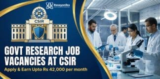 Govt Chem Research Job Vacancies at CSIR-Innovation Complex | Apply & Earn Upto Rs 42,000 per month Govt Research Job Vacancies | CSIR Recruitment | Chemistry Graduates Apply Now