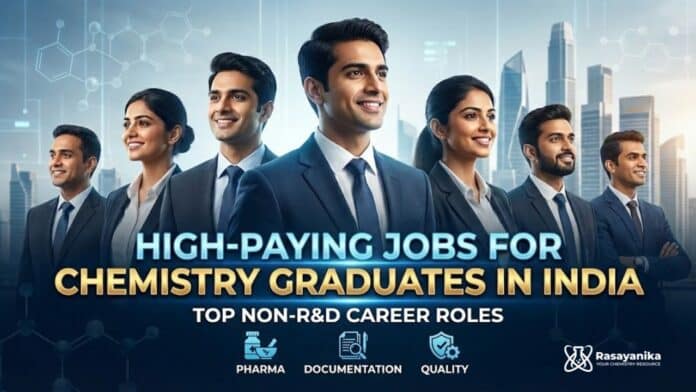 High-Paying Jobs for Chemistry Graduates in India: Top Non-R&D Career Roles