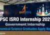Government Internship at LPSC ISRO | Apply Now