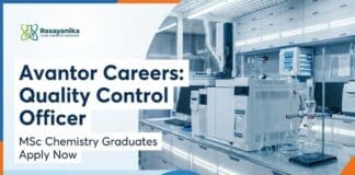 Avantor is Hiring MSc Chemistry Graduates | Apply Now Avantor Careers: Quality Control Officer | MSc Chemistry Graduates Apply Now