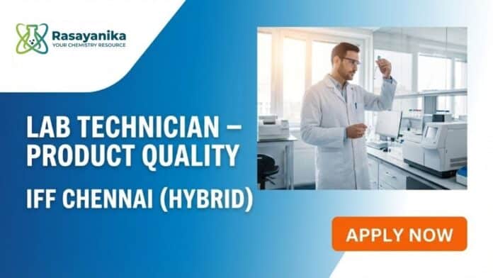 IFF Careers: Lab Technician Vacancy | BSc Chemistry Graduates Apply Now IFF Careers: Lab Technician Vacancy | BSc Chemistry Graduates Apply Now