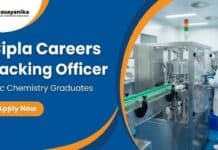 Cipla is Hiring Packing Role | BSc Chemistry Graduates Apply Now BSc Chemistry Job at Cipla | Packing Officer | Apply Now