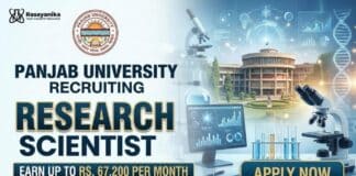 Panjab University Recruitment: Research Scientist Job | MSc Chemistry Graduates Apply Now