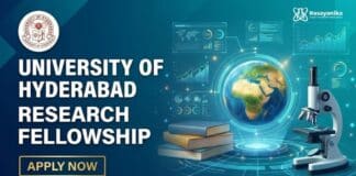 University of Hyderabad Research Fellowship | Chem Apply and Earn Up to Rs.58,000 per month Govt Job at University of Hyderabad | Research Fellowship for PhD Chemistry Graduates | Apply Now