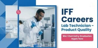 IFF is Hiring Lab Technician – Product Quality | Chemistry Apply Now IFF Careers: Lab Technician – Product Quality | BSc Chemistry Graduates Apply Now