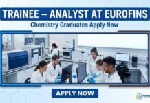 Analyst Job at Eurofins | MSc Chemistry Graduates Apply Now Eurofins Career: Trainee Analyst | MSc Analytical Chemistry Graduates Apply Now