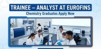 Analyst Job at Eurofins | MSc Chemistry Graduates Apply Now Eurofins Career: Trainee Analyst | MSc Analytical Chemistry Graduates Apply Now