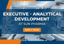 Sun Pharma is Hiring Analytical R&D Job | Apply Now Analytical Job at Sun Pharma | MSc Chemistry Apply Now