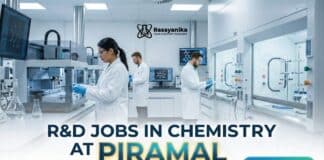 Piramal Hiring – BSc & MSc Chem Candidates Apply for Research Associate Role R&D Jobs at Piramal | Chemistry Candidates | Apply Now