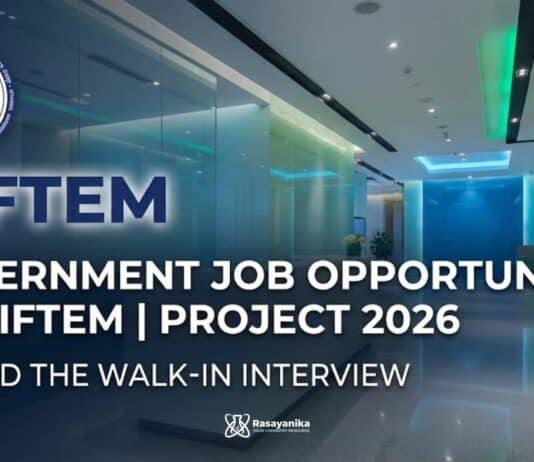Government Job at NIFTEM | Chemistry Grads Attend the Walk-In 