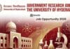University of Hyderabad Project Associate Recruitment 2026 | Government Job Opportunity in Chemistry Government Job at University of Hyderabad | Chemistry Grad Apply