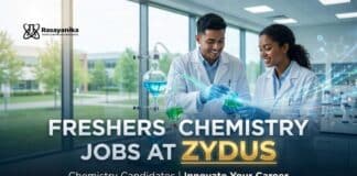 BSc Chemistry Jobs for Freshers – Walk-in Interview for Production & QA Jobs at Zydus BSc Chemistry Jobs For Freshers | Candidates Attend the Walk-In