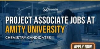 Project Associate Jobs at Amity University – Chemistry Job Vacancies Project Associate Jobs at Amity University | Chemistry Grads Apply