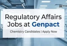 Lead Associate – Regulatory Affairs at Genpact | Chemistry Candidates Apply Online Regulatory Affairs Jobs at Genpact | Chemistry Grads Apply Now