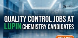 Lupin QC Job Opening for Chemistry Candidates, Apply Now Quality Control Jobs at Lupin | Chemistry Candidates | Apply Now