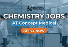 Production Associate Opportunity for Chemistry Professionals at Concept Medical Chemistry Jobs at Concept Medical | Candidates Apply Now