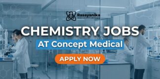 Production Associate Opportunity for Chemistry Professionals at Concept Medical Chemistry Jobs at Concept Medical | Candidates Apply Now