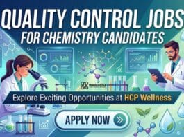 Quality Control Jobs at HCP Wellness | Chemistry Graduates Apply
