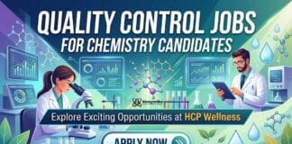 Quality Control Jobs at HCP Wellness | Chemistry Graduates Apply
